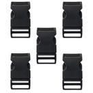 Fecho Para Alça Mochila 25mm Engate Rápido Kit 5 Unidades