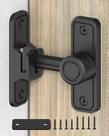 Fecho para Porta de Celeiro SecureLatch 90/180 em Liga de Zinco Preto Fecho para Porta de Celeiro SecureLatch 90/180 em Liga de Zinco Preto