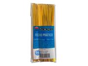 Fecho Plastico Ouro 11cm C/100