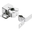 Fecho Rolete Soprano Duplo Zincado Moveis 03035.0006.13 - Kit C/100