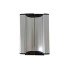 Fecho trinco central brasilia fec-1080 janela aluminio linha 25 30 42 sobrepor fosco al