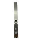 Fecho Trinco Embutir Tipo Unha Para Portas e Janelas Inox Escovado 25cm