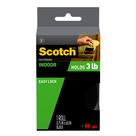 Fechos de gancho e laço escoceses de 2 cm x 1,5 m pretos para uso interno