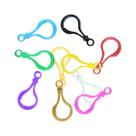 Fechos de lagosta de plástico WOIWO 50PCS em cores variadas 5x2,5 cm