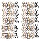 Fechos Lobster Claw Clasps MTOMDY, 80 unidades, kit de chaveiro de metal de 3,5 cm