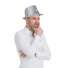 Fedora Hat Dress Up America Sequin para adultos com luzes LED
