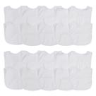 Feeder Bibs Neat Solutions, 2 camadas, Knit Terry White, pacote com 20