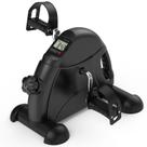 FEIERDUN Mini Bicicleta de Exercício para Debaixo da Mesa Pedal Compacto para Braços e Pernas, Resistência Magnética com Display LCD para Fitness em Casa e Escritório