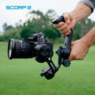 FeiyuTech Scorp 2 Estabilizador De Cardan 3 Eixos Para Câmeras Sem Espelho, Smartphones, Câmeras de Ação Com Rastreador AI Integrado