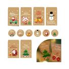 Feliz Natal: 24 Sacos De Papel Kraft Para Presentes Com Adesivos De Números De Calendário Do Advento
