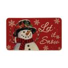 Felpudo Artoid Mode Muñeco de Nieve Let It Snow 43x74 cm Interior y Exterior