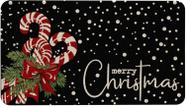 Felpudo Navideño Mloabuc de Arpillera con Bastón de Caramelo 43x76 cm