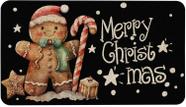 Felpudo Navideño Mloabuc Galleta de Jengibre 43x76 cm