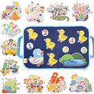 Felt Storyboard Pieces CHEFAN for Toddler, pacote com 12 e mais de 3 anos