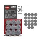 Feltro Adesivo 54un protetor pé Cadeira Sofá Redondo 2,5cm Feltro Adesivo 54un protetor pé Cadeira Sofá Redondo 2,5cm