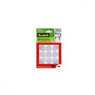 Feltro Auto-Adesivo 3M Branco Redondo G 09Pecas Fp-068 Hb004262620