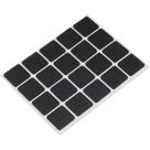 Feltro Autoadesivo 22mm X 22mm Preto 20 Peças para Pés de Máquinas e Móveis Vonder