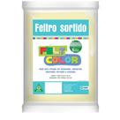 Feltro Feltcolor Liso Bege - 70cm x 50cm