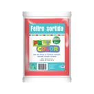 Feltro Feltcolor Liso Coral Fluorescente - 70cm x 50cm