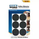 Feltro Redondo 30MM PRETO 12PC - TekBond