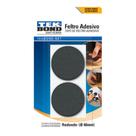 Feltro Redondo 46MM Preto Com 4 Peças - Tekbond Feltro Redondo 46MM Preto Com 4 Peças - Tekbond
