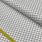 Feltro Santa Fé Estampado - Coleção P&B: Quadriculado (0,50x1,40)