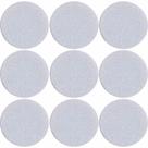 Feltro Sintético para Móveis Leves Scotch Redondo Branco Grande 9 Unidades - HB004262620 - 3M