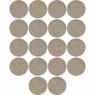 Feltro Sintético para Móveis Pesados 3M Brasil HB004262711 Protetor de Piso Redondo 1,9cm Marrom