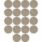 Feltro Sintético para Móveis Pesados Scotch Redondo Marrom Pequeno 18 Unidades - HB004262711 - 3M