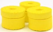 Feltros Tribal Percussion Kit com 6 Feltros (Amarelo) para Estante de Prato