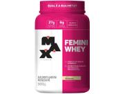 Femini Whey Protein Mulher Max Titanium 900g Baunilha Femini Whey Protein Mulher Max Titanium 900g Baunilha