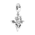 Feminino 925 Prata Mickey Mouse Plutão Árvore Pingentes Encantos Caber Pulseira Pandora Jóias Diy