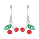 Feminino Elegante 925 Prata Esterlina Fruta Dim Sum Brincos Moda Festa Jóias Acessórios