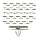 Fender Clips Mean Mug Auto 50x para Jeep Wrangler JK, JL, Liberty, Gladiator e Dodge Nitro Fender Clips Mean Mug Auto 50x para Jeep Wrangler JK, JL, Liberty, Gladiator e Dodge Nitro