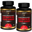 Feno-Grego Extrato Premium Saponinas 60 cápsulas 400mg - 2 Frascos