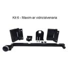 Ferragens Janela Maxim Ar Vidro Temperado 40 Cm - Kit 16