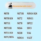 Ferramenta De Chaveiro 2 Em 1 Lishi MIT8 MIT11 HON41 NE72 NSN14 NSN11 HY15 HY16 HY17 CY24 VAC102