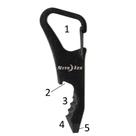 Ferramenta De Chaveiro Nite Ize Doohickey Clipkey Preto