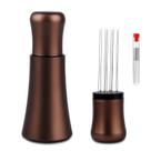 Ferramenta de distribuição de café expresso WISSXOER WDT 10 Needles + Stand