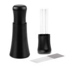 Ferramenta de distribuição de café expresso WISSXOER WDT 10 Needles + Stand