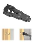 Ferramenta de encaixe para fechadura de porta TDCQFFF para portas de 4,4 cm (1-3/4") ou 3,5 cm (1-3/8") Ferramenta de encaixe para fechadura de porta TDCQFFF para portas de 4,4 cm (1-3/4") ou 3,5 cm (1-3/8")