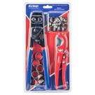 Ferramenta de fixação iCrimp Ratchet PEX com remoção para braçadeiras de 3/8-1"