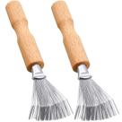 Ferramenta de limpeza de escova de cabelo de 2 peças Ferramenta de limpeza Limpador de pentes Limpador de escovas de cabelo Mini escova removedora de sujeira de cabelo com ancinho de metal Alça de madeira para uso doméstico e de salão (alça com ranhura) Ferramenta de limpeza de escova de cabelo de 2 peças Ferramenta de limpeza Limpador de pentes Limpador de escovas de cabelo Mini escova removedora de sujeira de cabelo com ancinho de metal Alça de madeira para uso doméstico e de salão (alça com ranhura)
