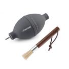 Ferramenta de limpeza do moedor de café MHW-3BOMBER Air Blower Câmera Dust Clean Café Escova de limpeza de café com cabo de madeira de nogueira Ferramenta de limpeza Air-Move em pó AB5820+B5335