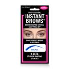 Ferramenta de maquiagem Fran Wilson Instant Brows, estênceis adesivos redondos Ferramenta de maquiagem Fran Wilson Instant Brows, estênceis adesivos redondos