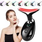 Ferramenta de massageador de rosto e pescoço LED Light Therapy erdnretl KN-7000C