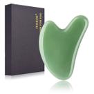 Ferramenta de massagem facial Gua Sha FUANKANG Stone Green