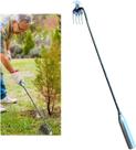 Ferramenta de remoção de ervas daninhas de jardim operada por pé com alça longa de 50 cm