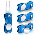 Ferramenta de reparo Golf Divot Skylety Metal com marcador magnético de bola