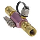 Ferramenta Manual De Remoção De Válvulas R410A Com Conexão Fêmea Flare 5/16 Para Macho Flare 1/4,